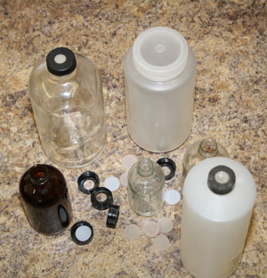 Picture of Bottles, vials and caps